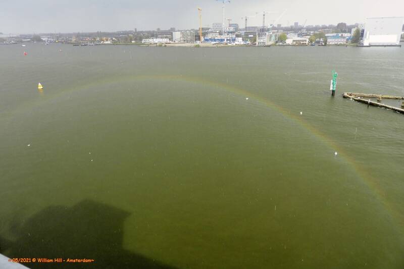 Rainbow around the house