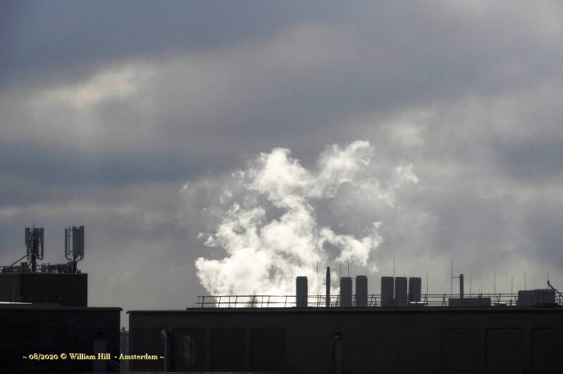 Steam from the Ketjen factory (AkzoNobel)