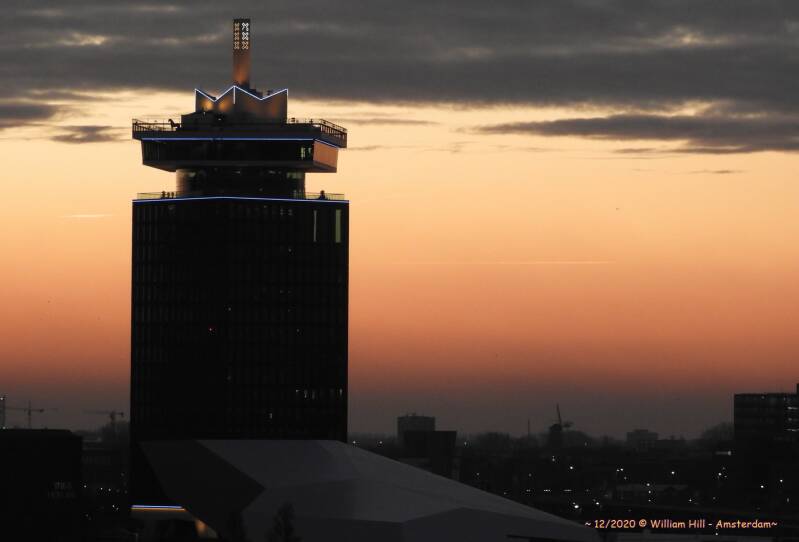 looking over the rightside to East Amsterdam
