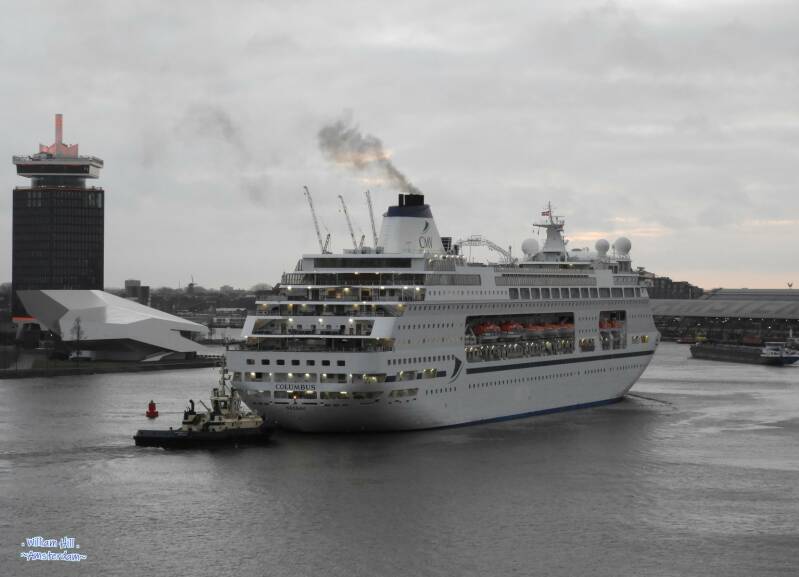 (22.12) 'Columbus' underway to PTA