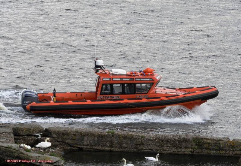 SAR vessel ENTERPRISE (SAR =  Search And Rescue)