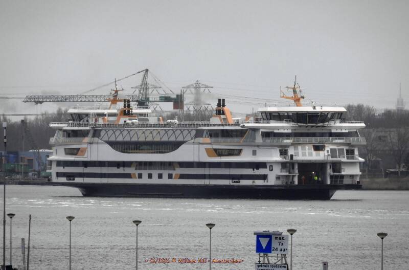 (Den Helder - Texel ferry) TEXELSTROOM is here for maintenance 