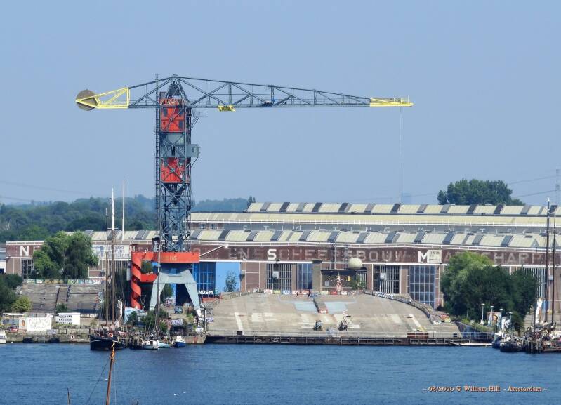 Former Shipyard NDSM with Hotelcrane FARALDA