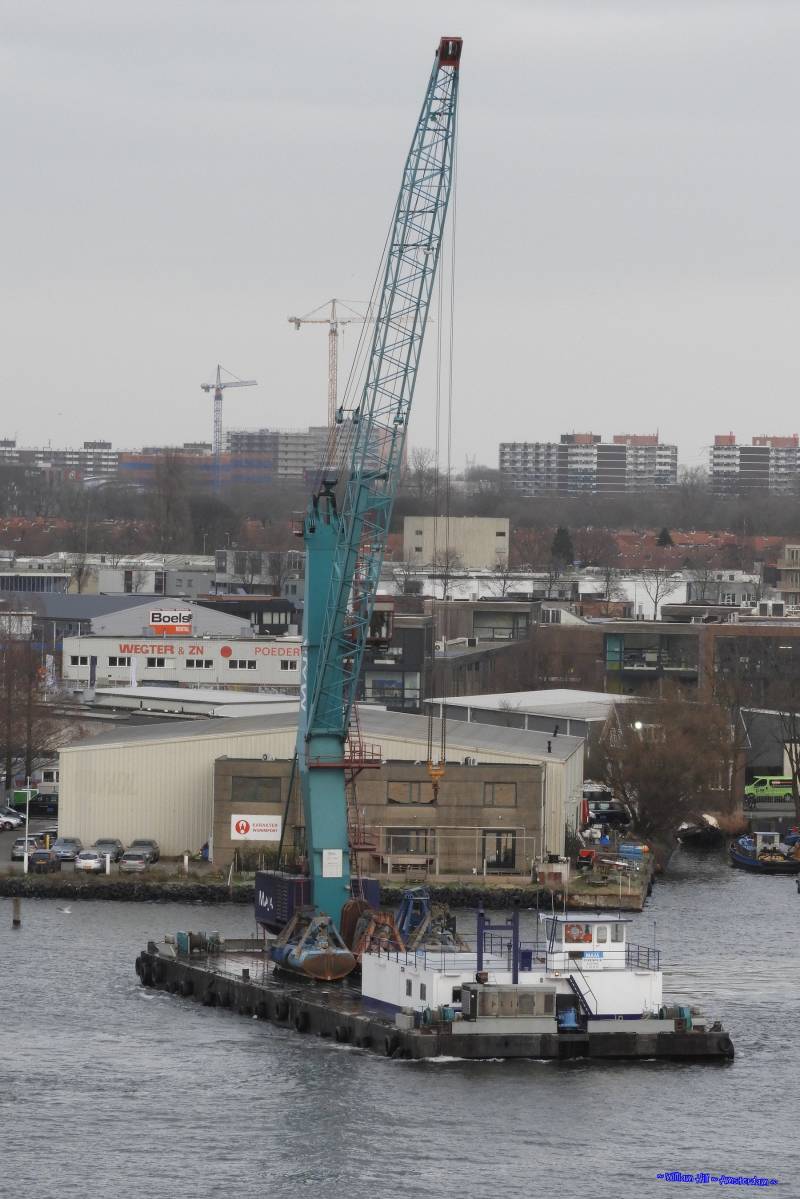 the crane is going too