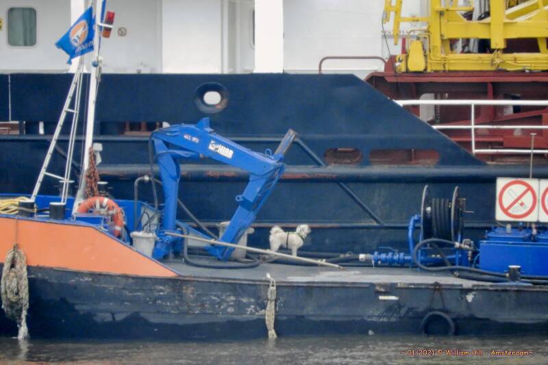 the Boss, barking to everyone on the other ship