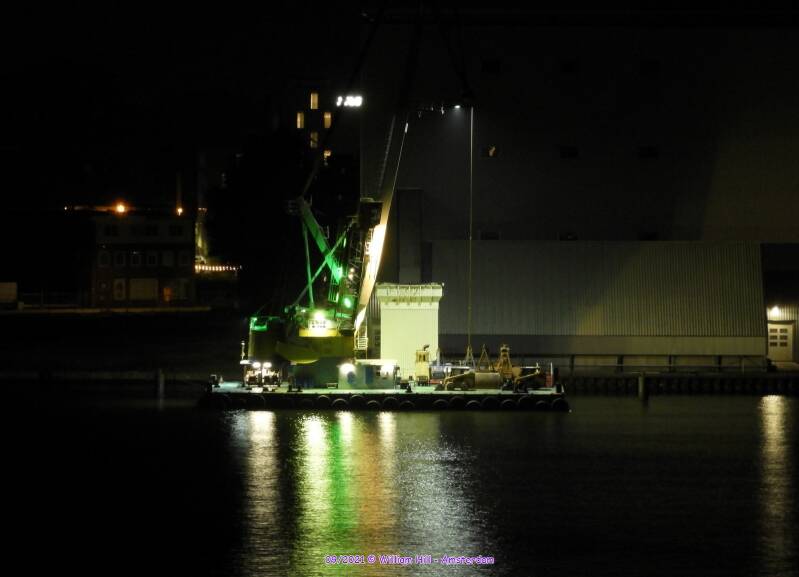 MAJA crane MICHIEL de RUYTER at OMYA