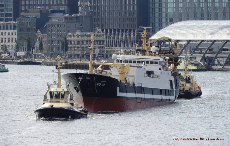 31/08, trawler NAERABERG on tow