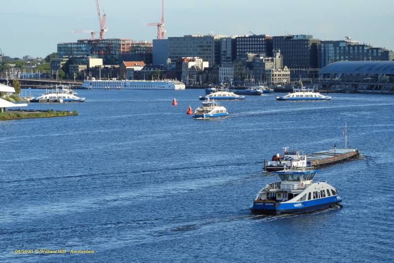 Amsterdam, GVB ferry city