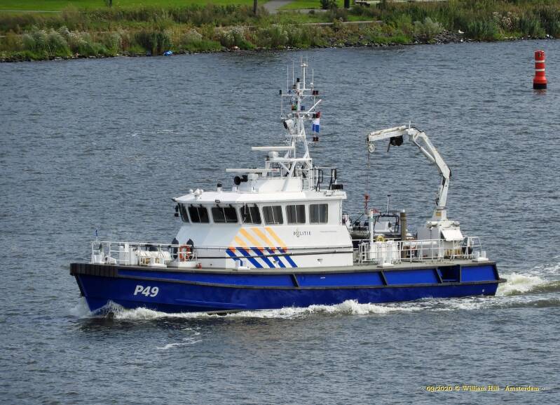 police patrolvessel, P49