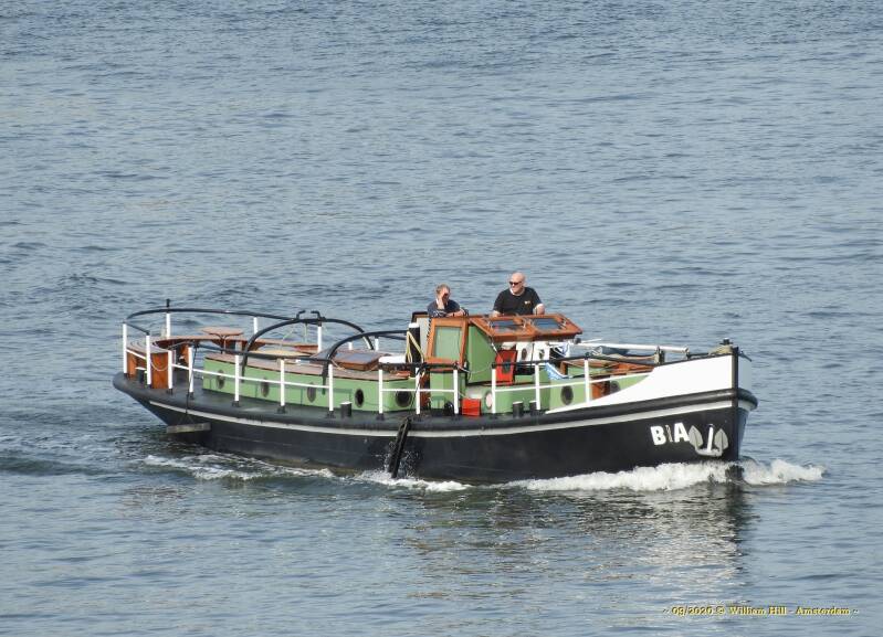 some ferry or passenger named B.A..?