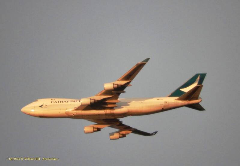Cathay Pacific Cargo, just passing through