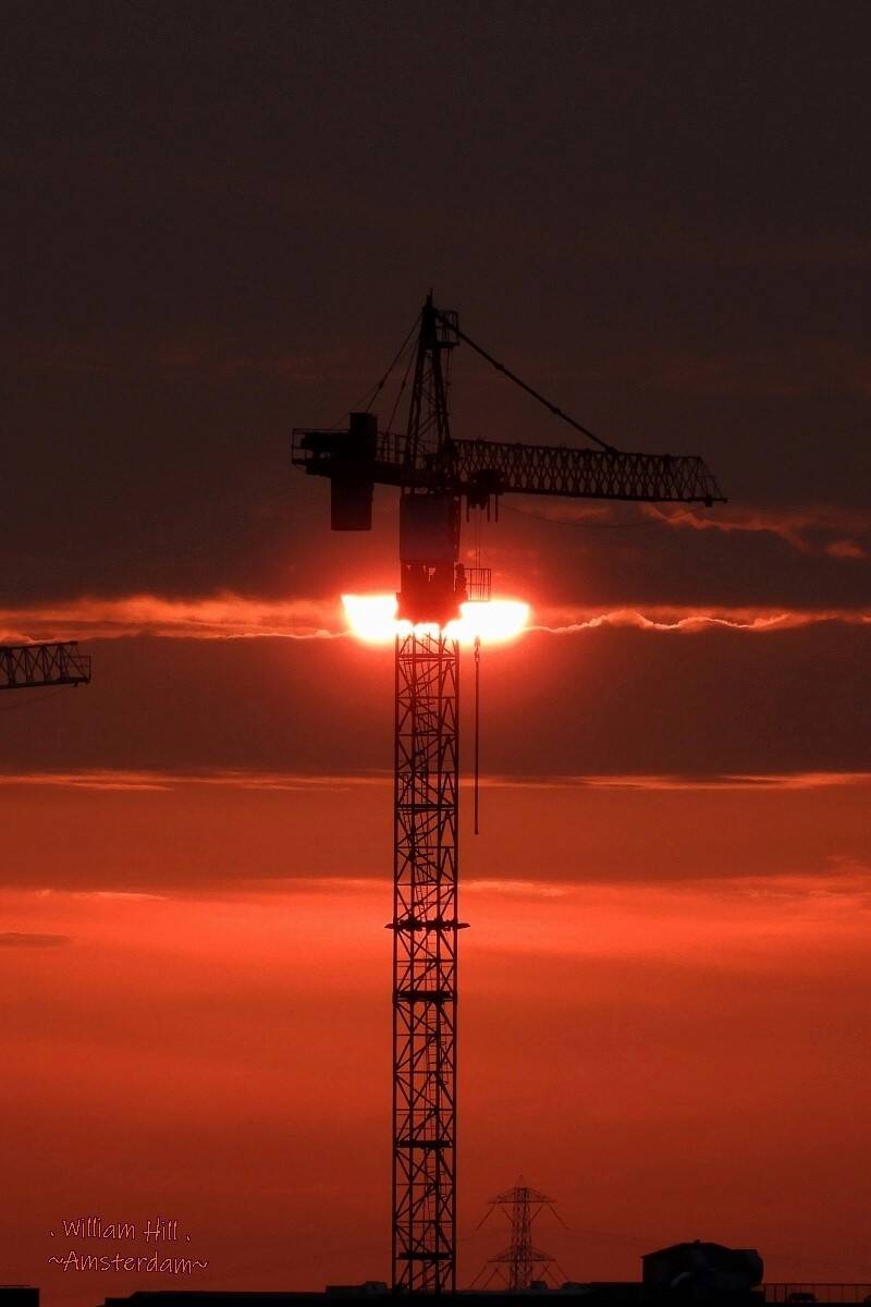 and the sun goes up in the clouds