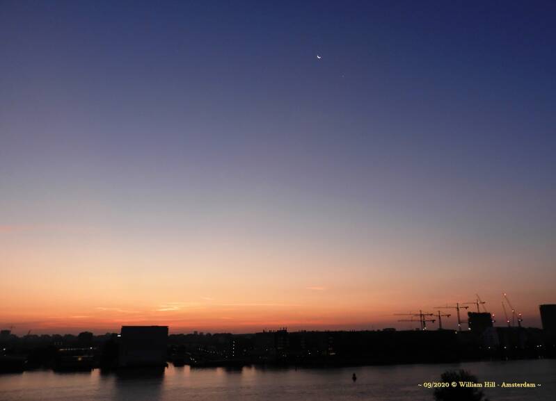 Goodmorning.. moon and star Capella