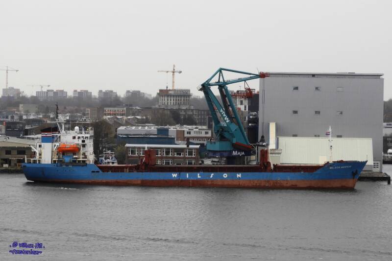 coaster 'Wilson Mersin' and Maja crane 'Enterprise'