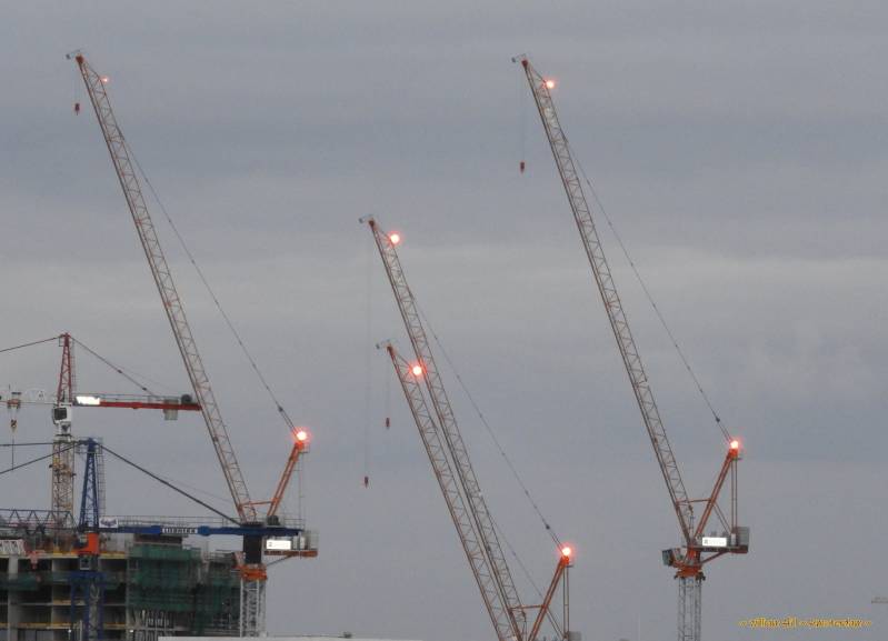the cranes at 18.45