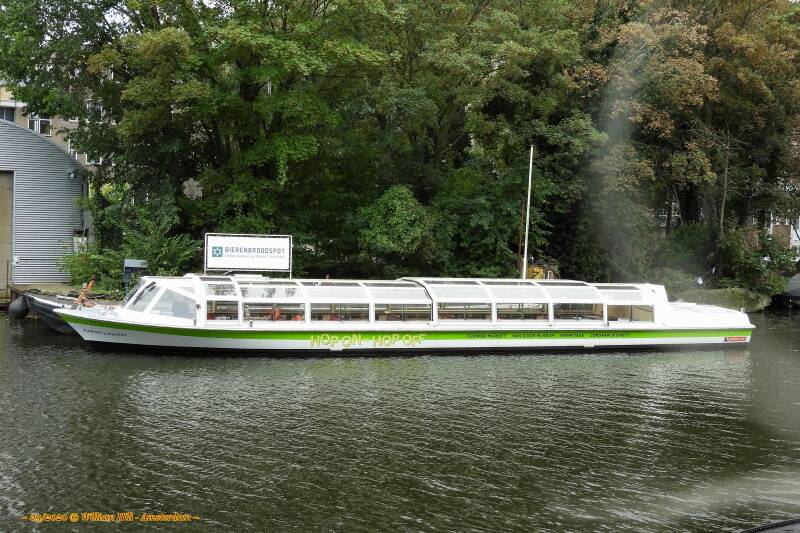 canalboat JUDITH LEIJSTER at shipyard Zoutkeetsgracht