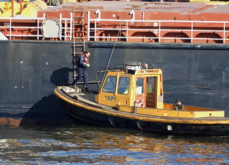 for the harbor pilot to come onboard