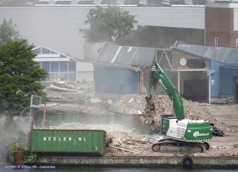 only the stairs still standing