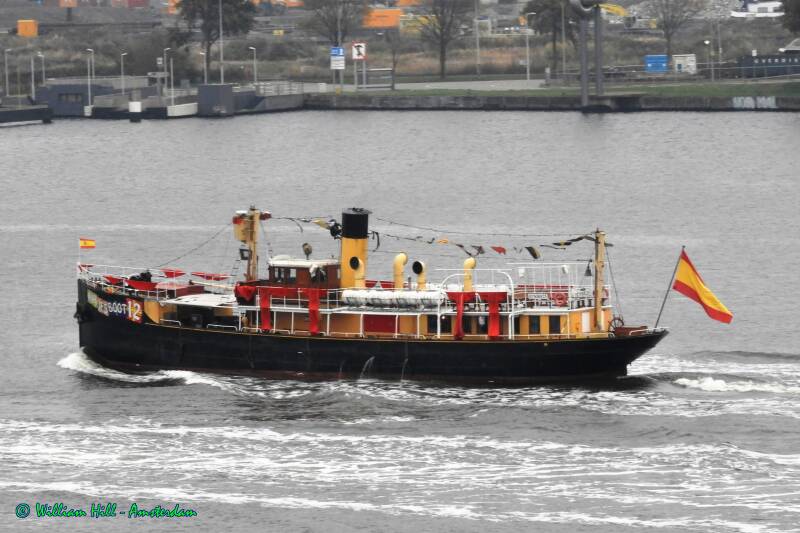 (20)  the HYDROGRAAF as PAKJESBOOT 12  (for Sinterklaas)