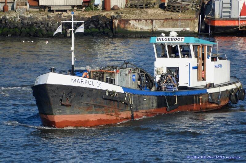 waste collecting tanker MARPOL 16