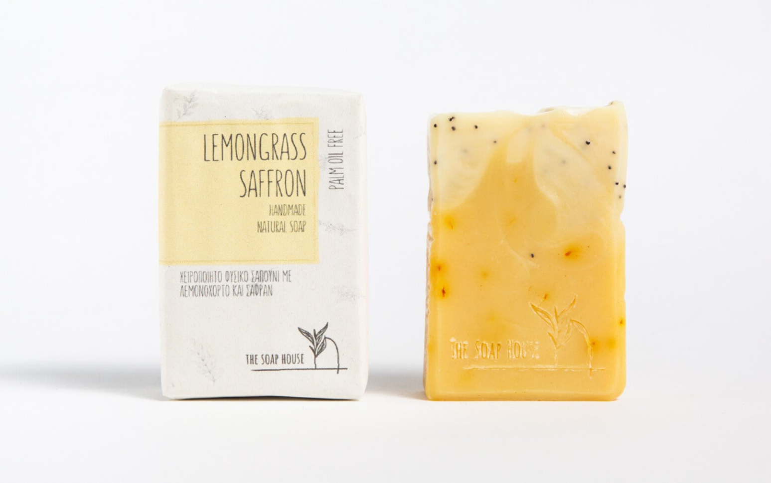 TheSoapHouse - Zeep - Citroengras Saffraan