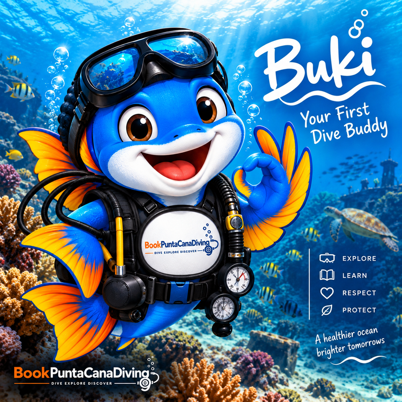 Buki, Your First Dive Buddy - Book Punta Cana Diving