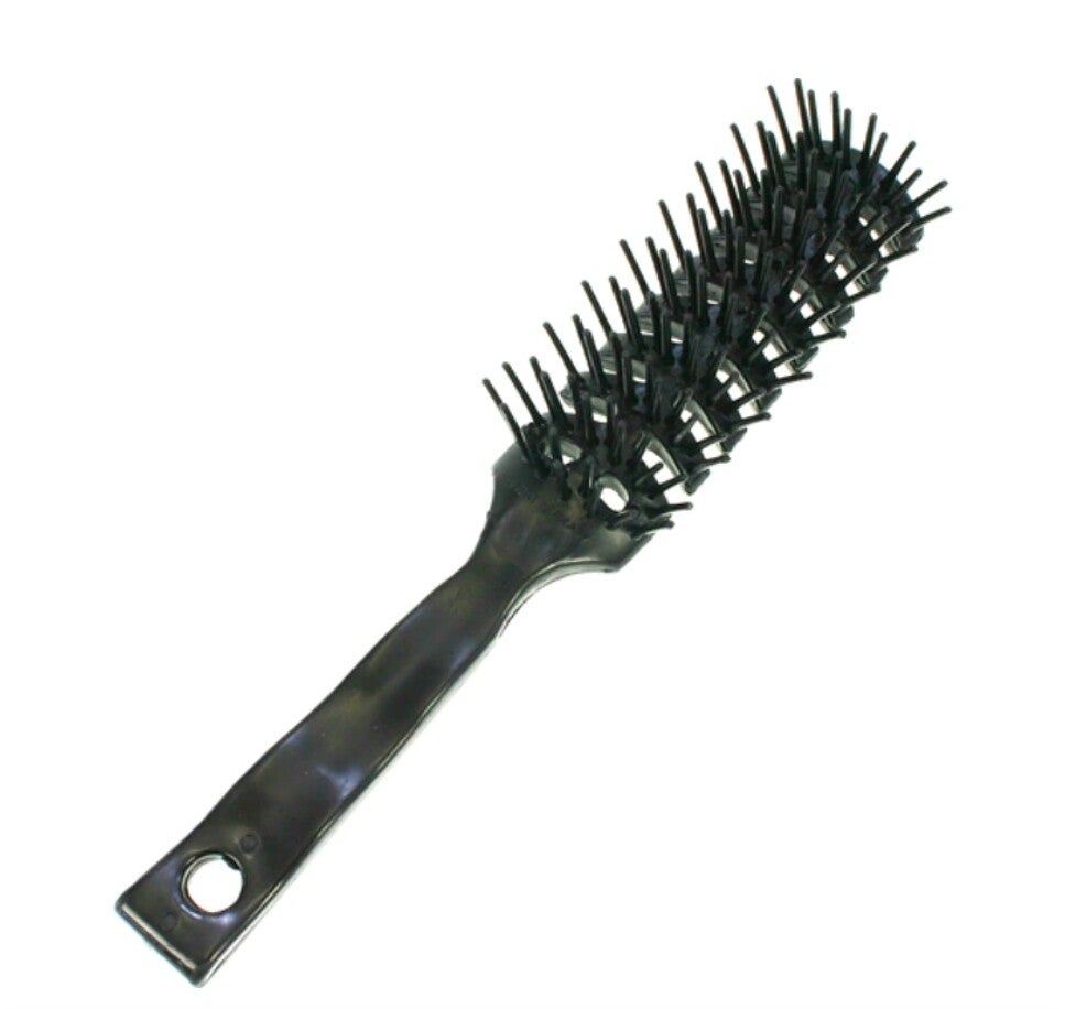 Haarborstel skelet zwart