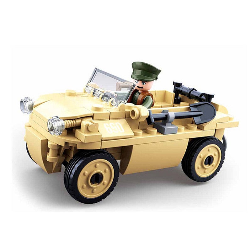 Sluban WWII German amphibious vehicle M38-B0690 - 413271