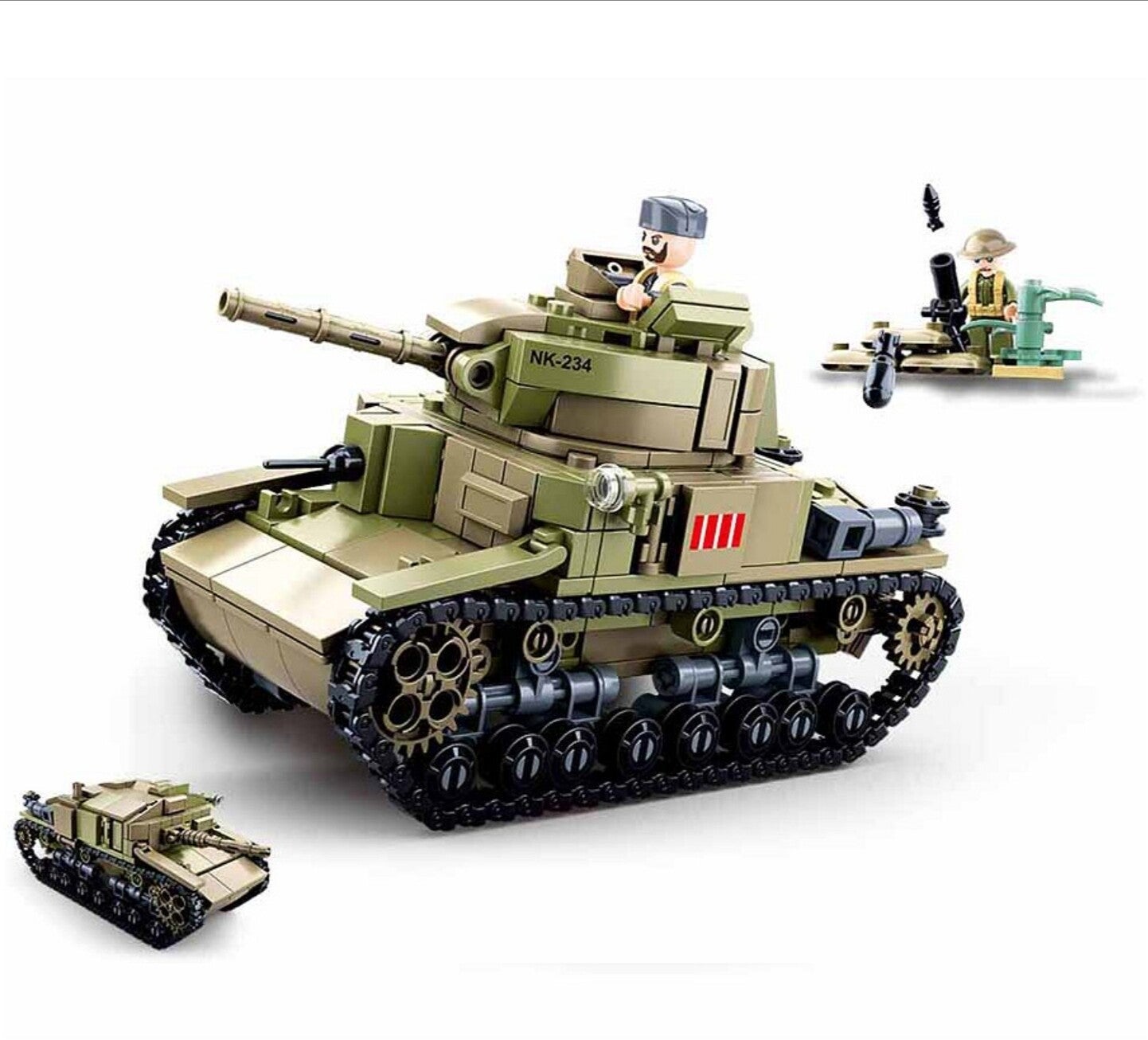 Sluban Medium Italian tank 2in1 M38-B0711 - 413280