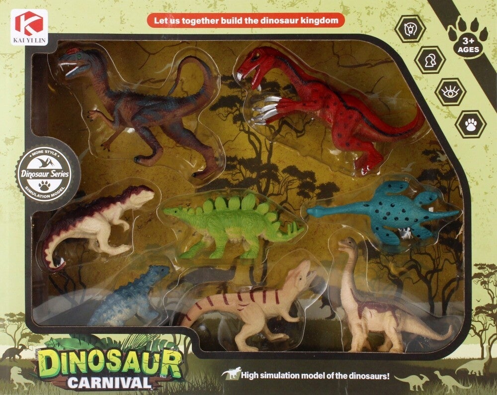 Dinosaurus 8 stuks
