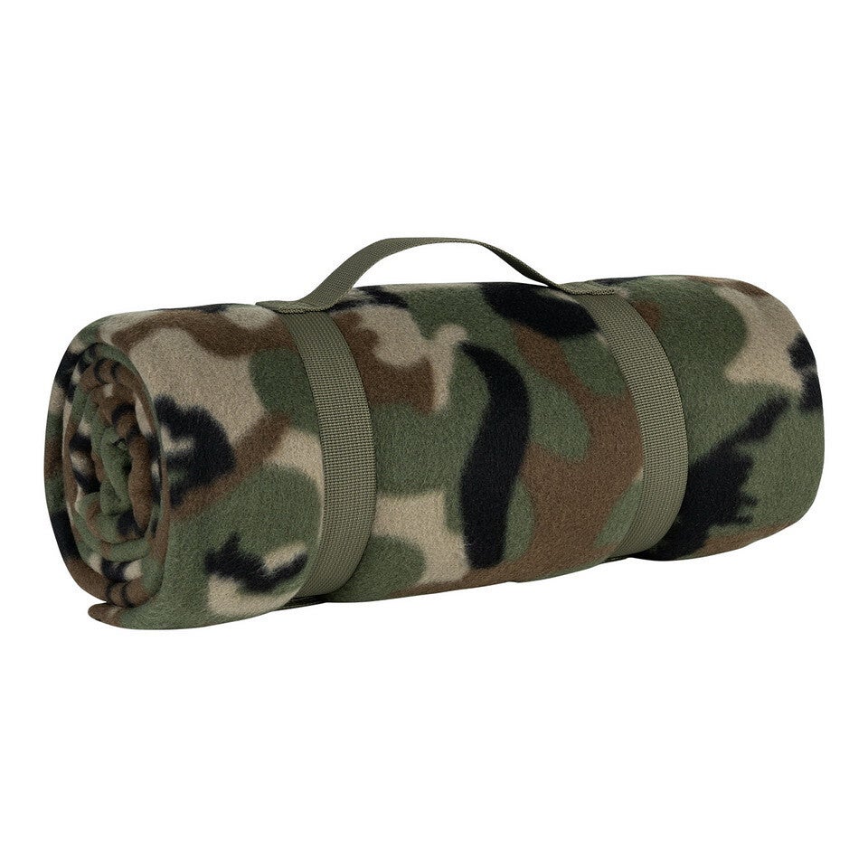 Fleece deken camouflage 313250