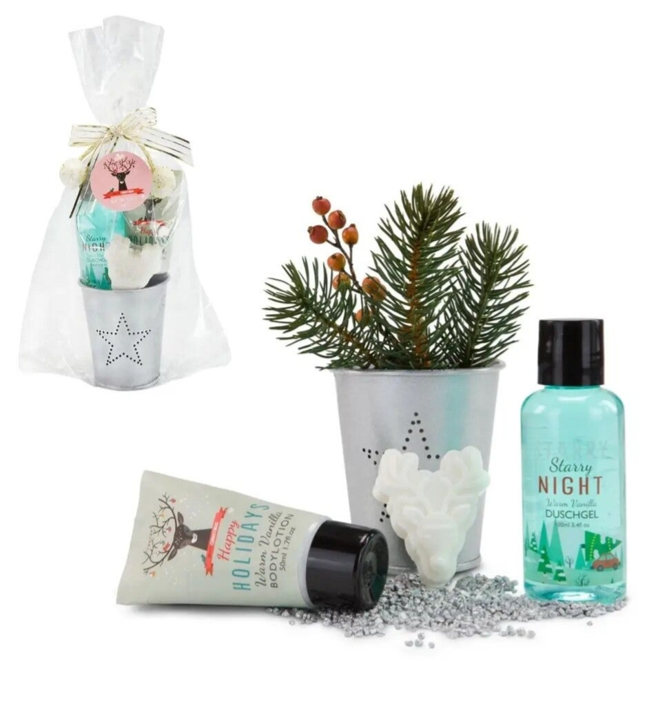 Happy holidays wellness set
