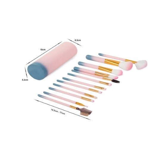 Professionele set makeup kwasten 12 stuks  01470