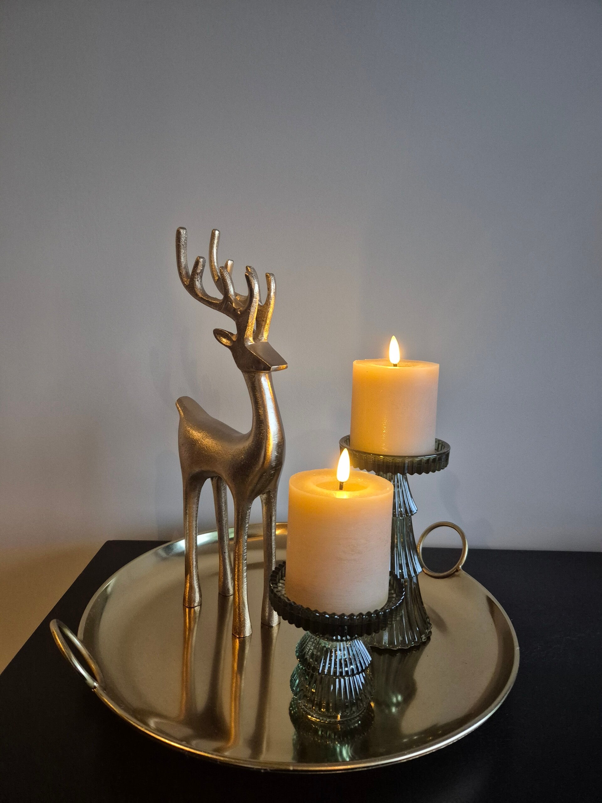 Kerst kandelaar groen klein