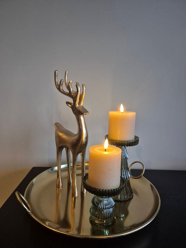 Kerst kandelaar groen klein