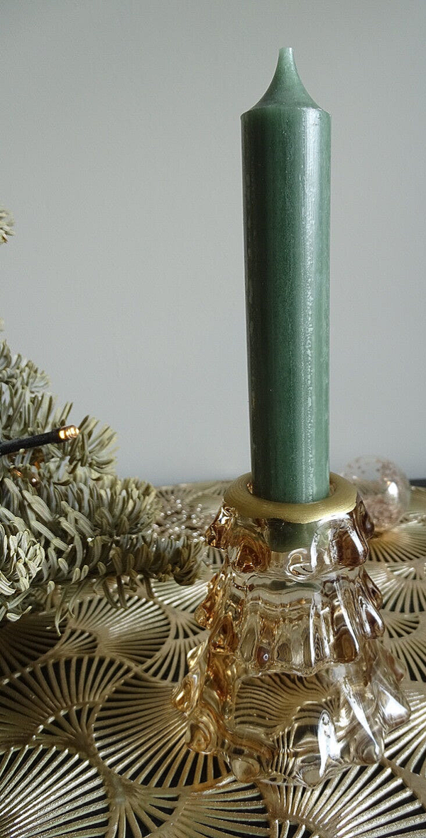 XMAS kandelaar bruin klein