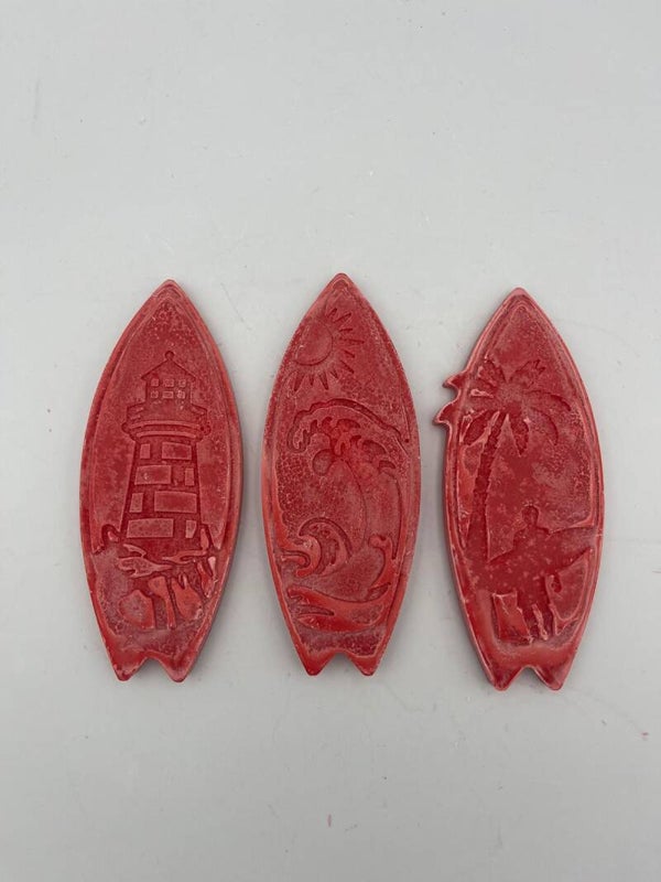 Surfboard 3 ass rood