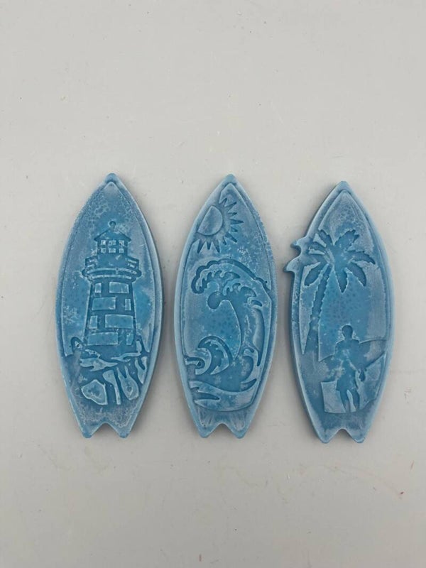 Surfboard 3 ass blauw