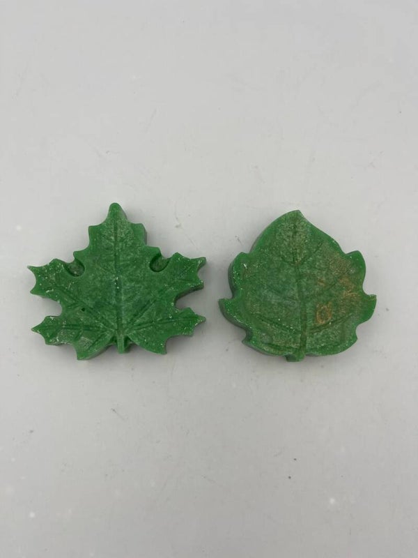 Herfstblad 2 stuks groen