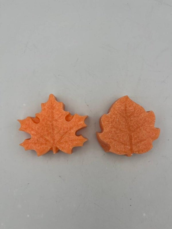 Herfstbladeren 2 stuks oranje