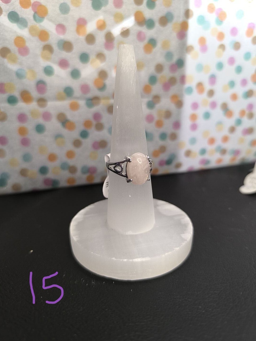 Rozenkwarts Ringen Maat 19 Model 1