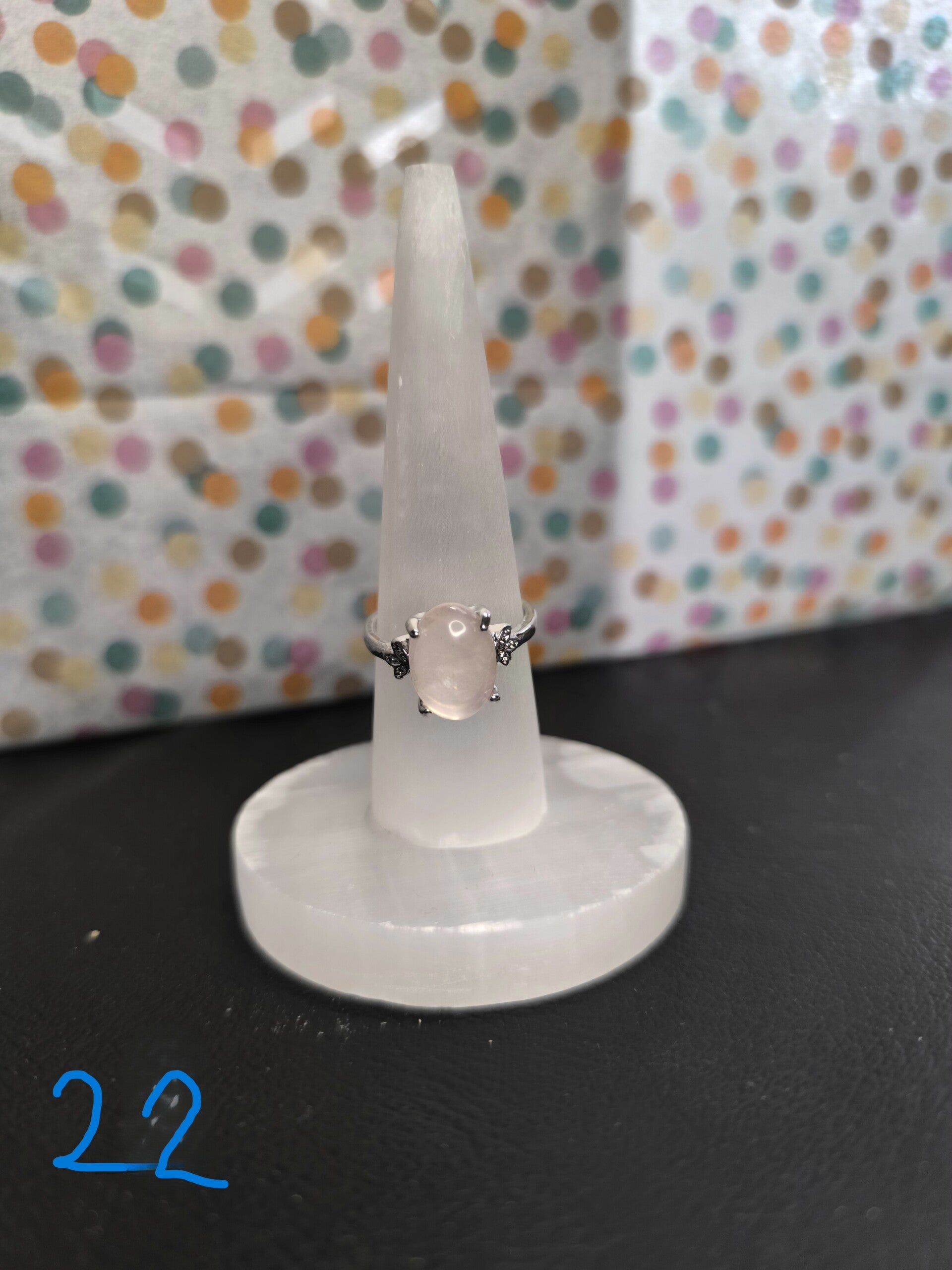 Rozenkwarts Ringen Maat 19 Model 2