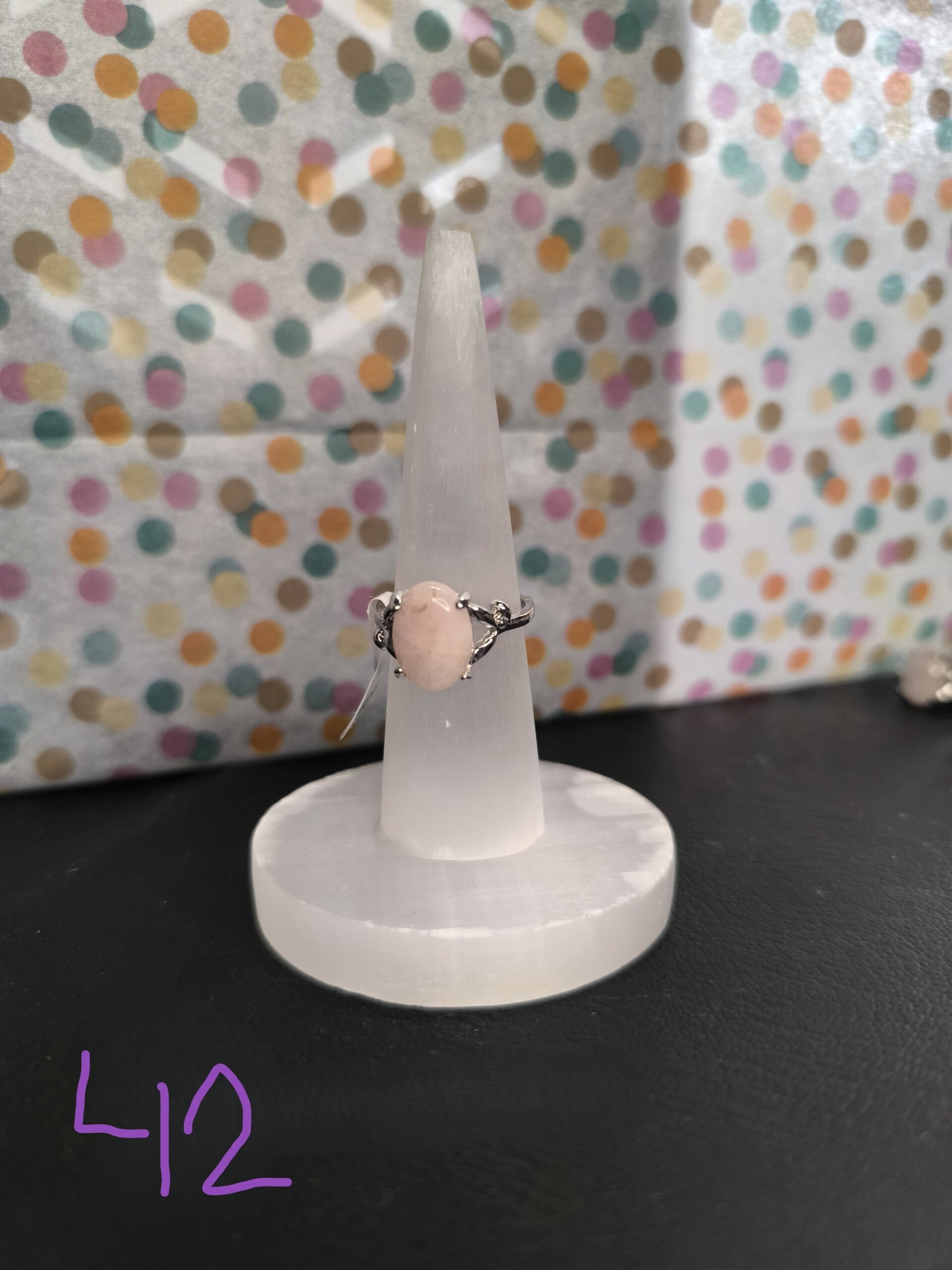 Rozenkwarts Ringen Maat 19 Model 4