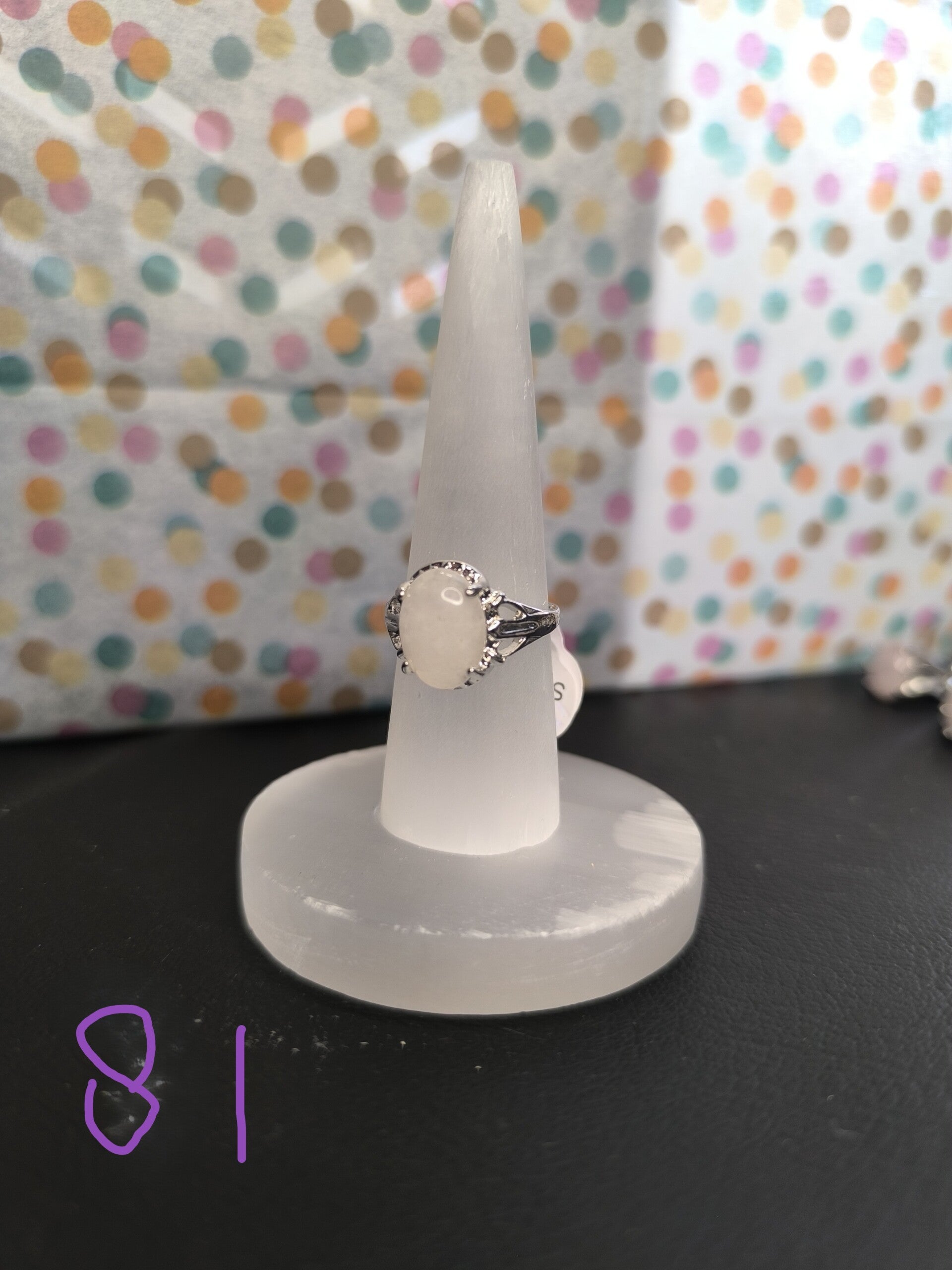 Rozenkwarts Ringen Maat 19 Model 8