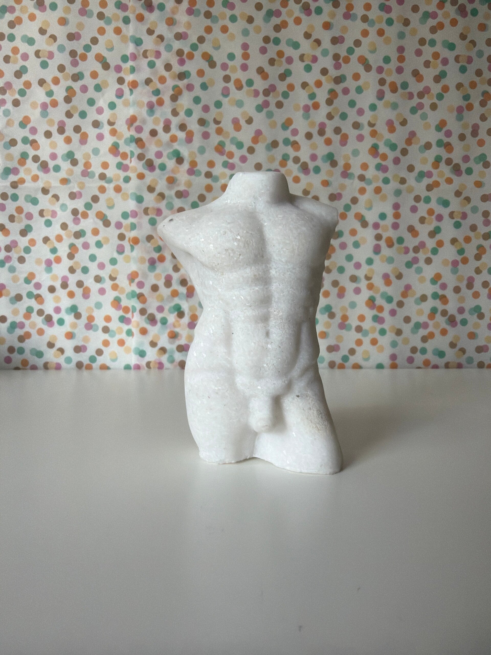 Witte jade man body