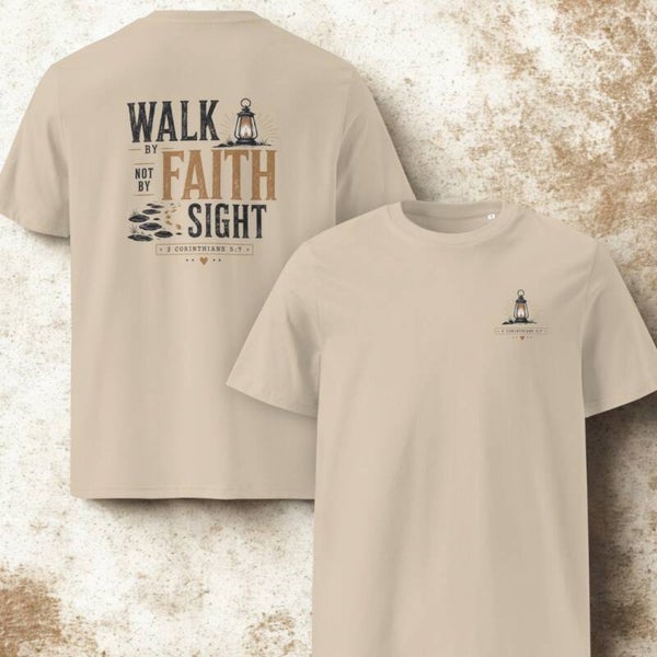 Walk by Faith Classic Fit 100% organic cotton
