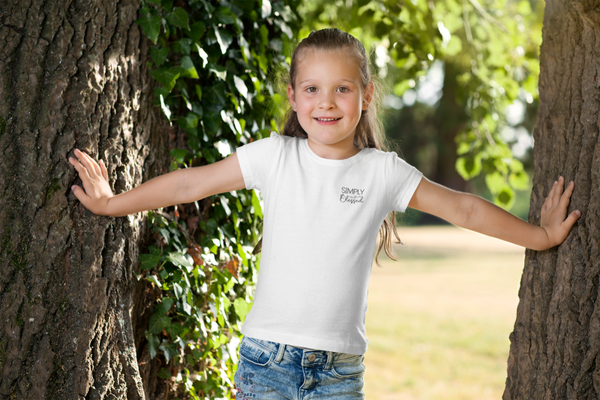 simply blessed edles Kids T-Shirt Baumwolle