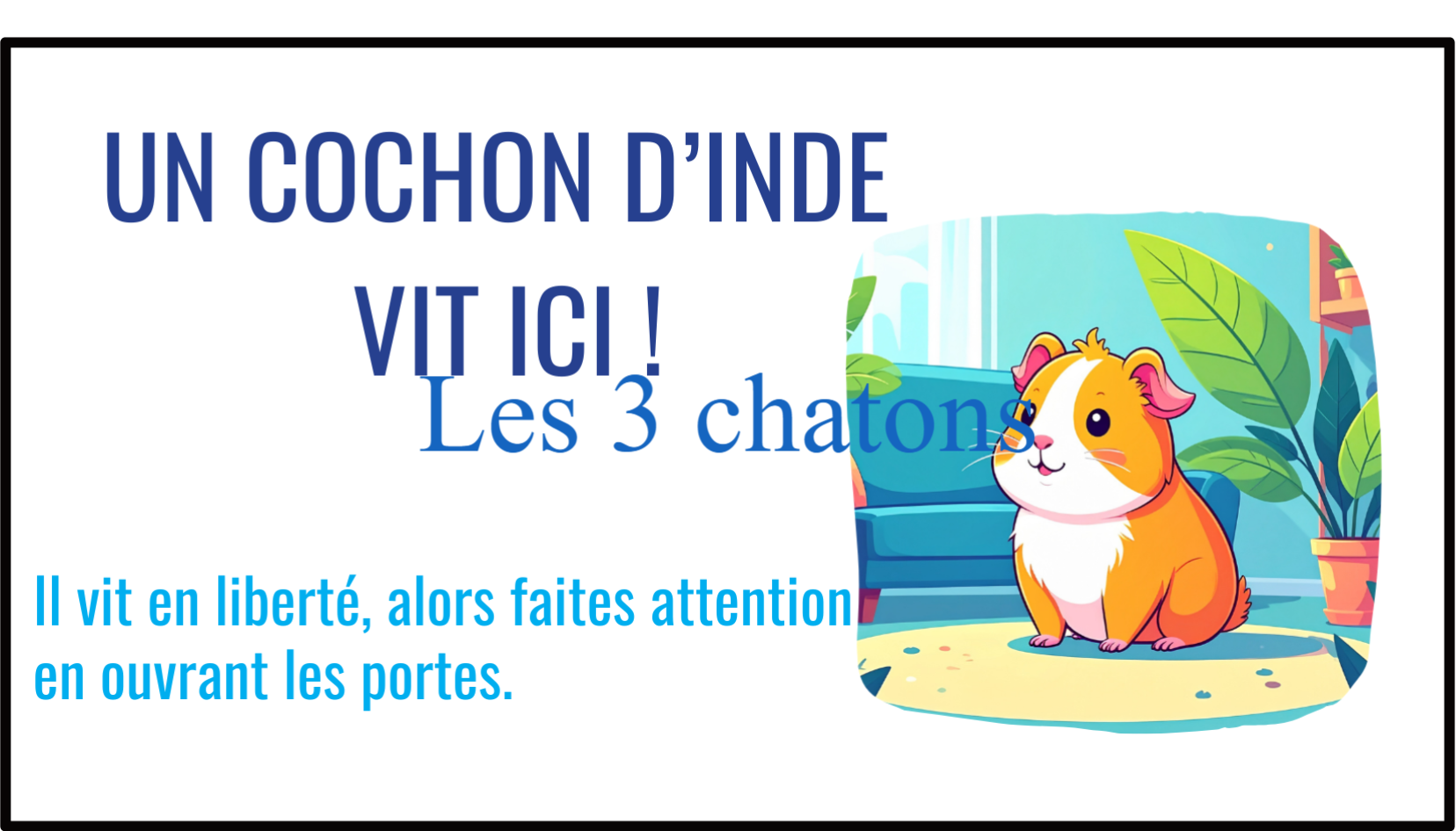 Sticker – Présence d’un NAC au domicile