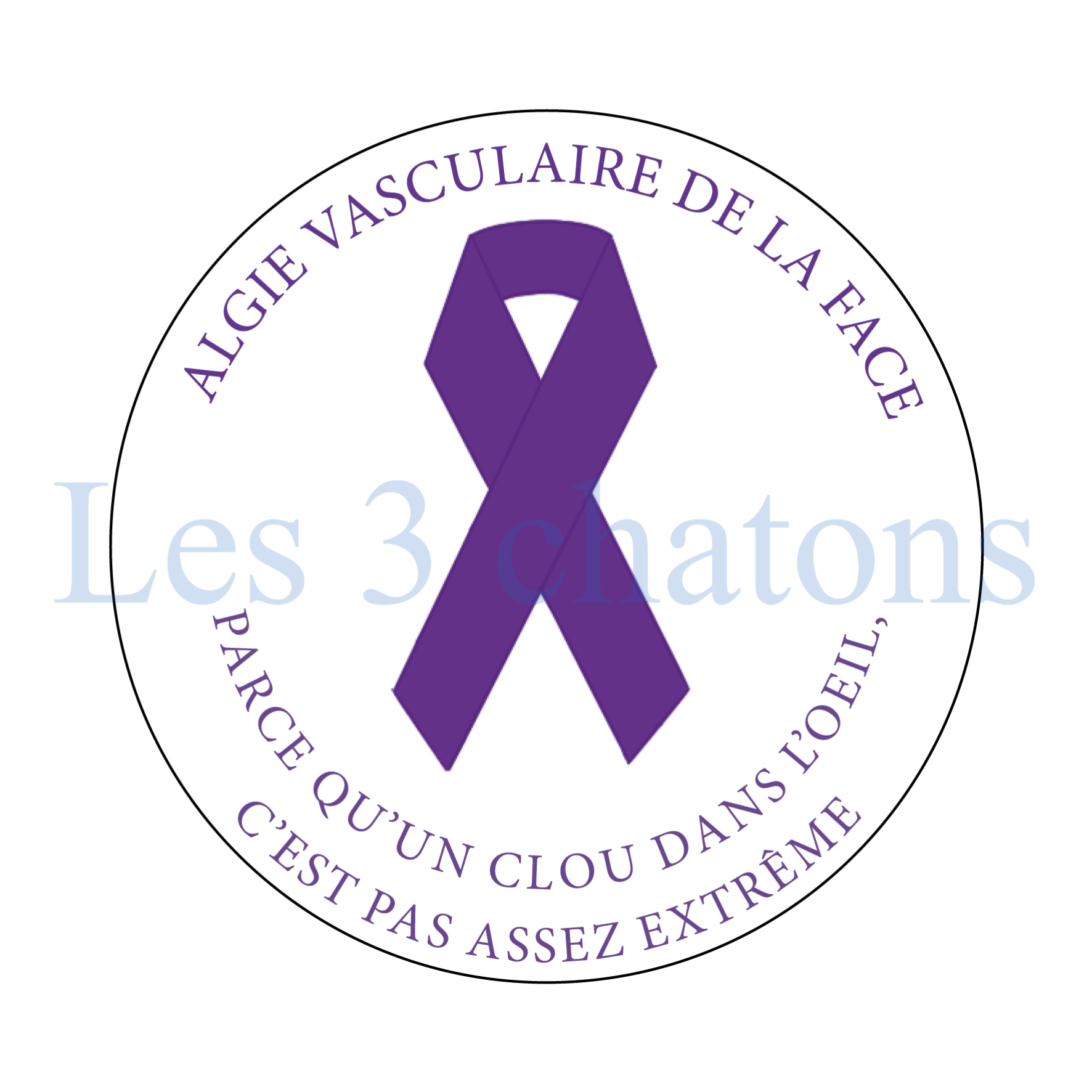 Badge – Algie Vasculaire de la Face (AVF)