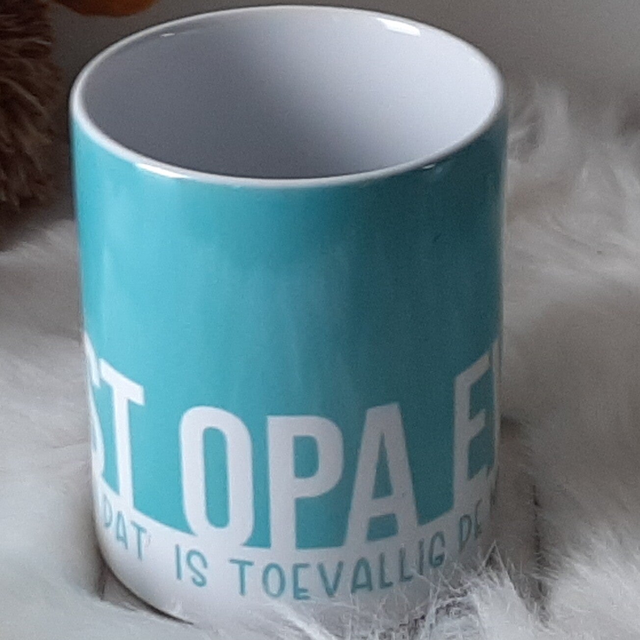 Mok bedrukt voor opa- Vaderdag- verjaardag - zomaar cadeau